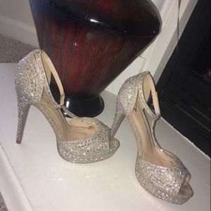 Windsor champagne high heels